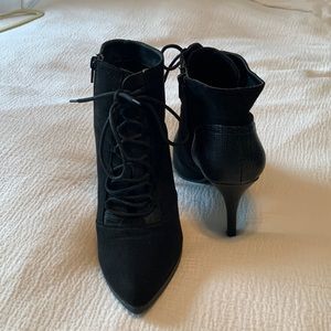 Lace up booties